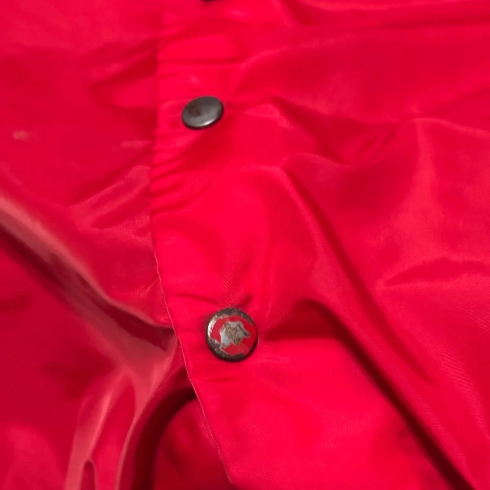 Vintage Russell Southern Co. 50s Nike Red XL Windbreaker Embroidered Jacket